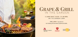 โรงแรมหัวหิน แมริออท รีสอร์ท และ สปา ขอเชิญสัมผัส “Grape & Grill in the Garden” ดินเนอร์กลางสวนสุดเอ็กซ์คลูซีฟ พร้อมอาหารรสเลิศและไวน์ชั้นนำจากทั่วโลก